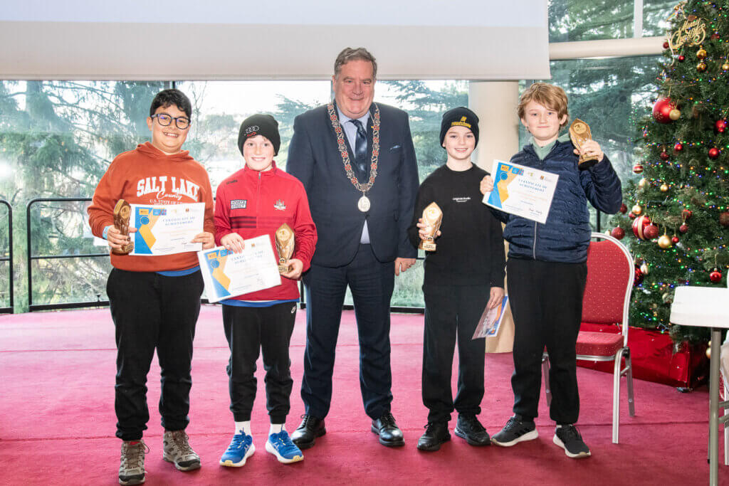 One of the winning teams at the EU Quiz 2025