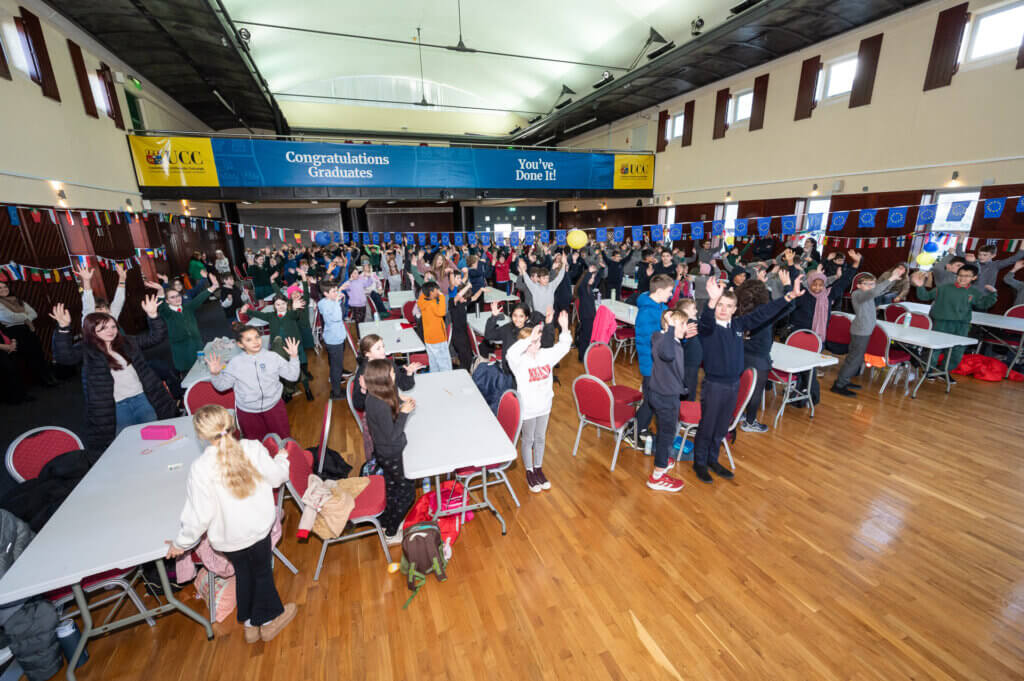 The hall where the EU quiz was held, full view